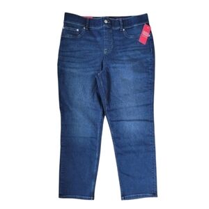 XLPetite SPANX Ankle Skinny Jeans Indigo Cropped Jeans